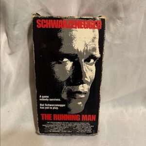 The Running Man VHS Arnold Schwarzenegger